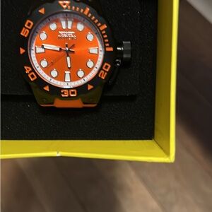 Invicta Vibrant Orange Dive Watch